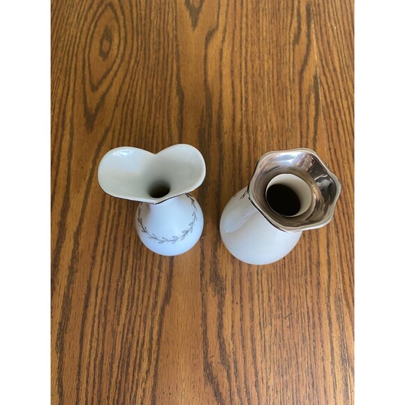 Lefton & Bel-Terr China 25th Anniversary Flower Vase - Picture 3 of 7